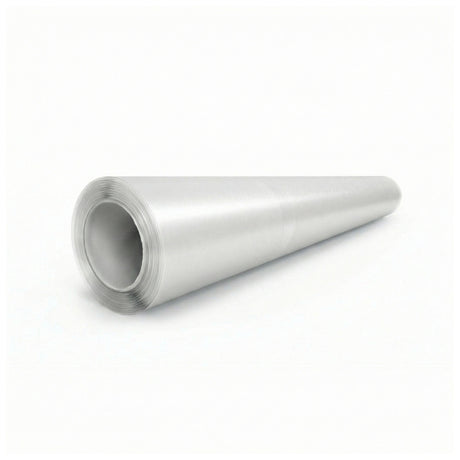 A roll of Transparent Matte SelfRepair Nano-Coated PPF lies horizontally on a plain white background, with the end of the roll facing the viewer.