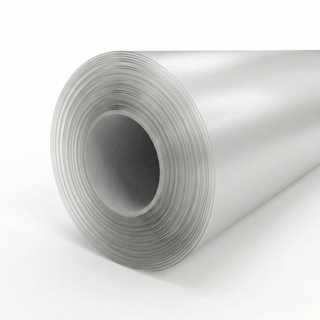 A large roll of Transparent Matte SelfRepair Nano-Coated PPF is displayed against a plain white background. The thin film is tightly wound into a cylindrical shape with a hollow center.