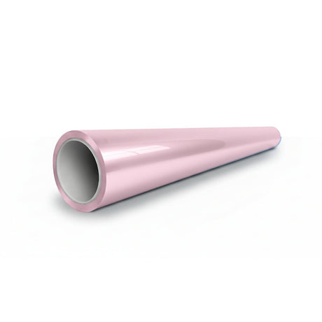 A roll of Baby Pink SelfRepair Nano-Coated PPF, providing scratch protection, is displayed at an angle on a white background.