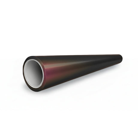 A Magic Black to Red Charm Glossy SelfRepair Nano-Coated PPF tube, cone-shaped with a light gray inner lining, tapers from wide to narrow and is shown on a white background.