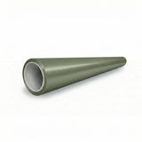The Satin Army Green SelfRepair Nano-Coated PPF is a green, hollow, cone-shaped tube with a khaki matte finish—wide at one end and tapered at the other—shown on a white background.