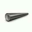 A black, hollow, tapered cylindrical tube with a wide opening on one end and a narrow, closed tip on the other, placed on a light background—ideal for storing premium PPF film like Satin Titan Olive SelfRepair Nano-Coated PPF.