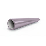 A smooth, hollow, cylindrical tube with a shiny Misty Gray Purple Glossy SelfRepair Nano-Coated PPF exterior and gray interior is displayed diagonally on a white background.
