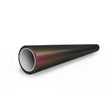 A Magic Black to Red Charm Glossy SelfRepair Nano-Coated PPF tube, cone-shaped with a light gray inner lining, tapers from wide to narrow and is shown on a white background.