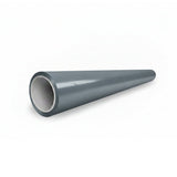 A gray, cylindrical, hollow pipe with a Gray Sparkle Pearl SelfRepair Nano-Coated PPF finish tapers from a wider foreground opening to a narrower background end, set against a white background.