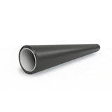 A long, black matte cylindrical tube with a slightly textured surface, shown lying on a white background. This is the Sparkle Black Matte SelfRepair Nano-Coated Nexthor™, wider at the front and tapering at the back.