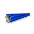 A blue plastic megaphone featuring a Sapphire Glossy SelfRepair Glossy Nano-Coated PPF finish rests on its side, wide opening forward and narrow end pointed back, set against a white background.