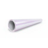 A metallic light purple cylindrical tube with a shiny surface lies on its side against a white background, displaying the White Diamond Purple Glossy SelfRepair Nano-Coated PPF.