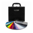 The Nexthor PPF Sample Kit (All Colors) features a black textured carrying case labeled NEXTHOR, with a semi-circle fan of vibrant color and finish swatches displayed in front.